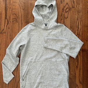 Lululemon At Ease Hoodie - Heathered Grey/black (Size Small)